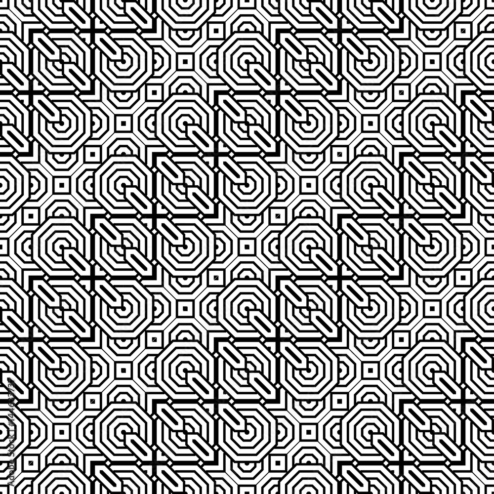 Design seamless monochrome geometric pattern Design seamless monochrome geometric pattern