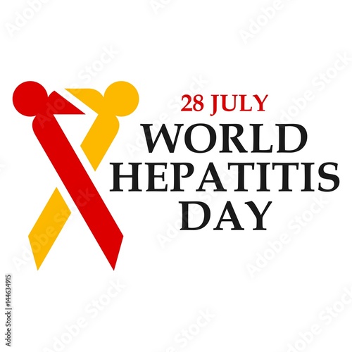 vector illustration of world hepatitis day. 