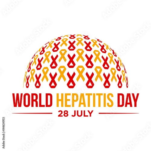 vector illustration of world hepatitis day. 