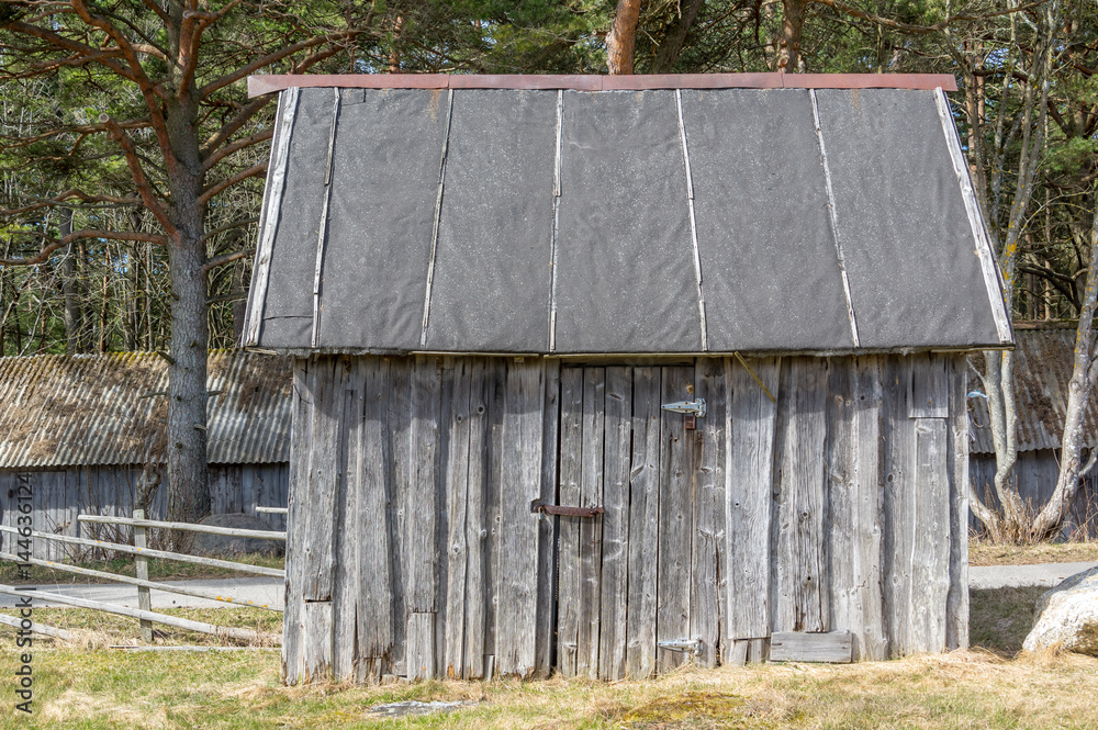Naklejka premium Old Fishermans Shed