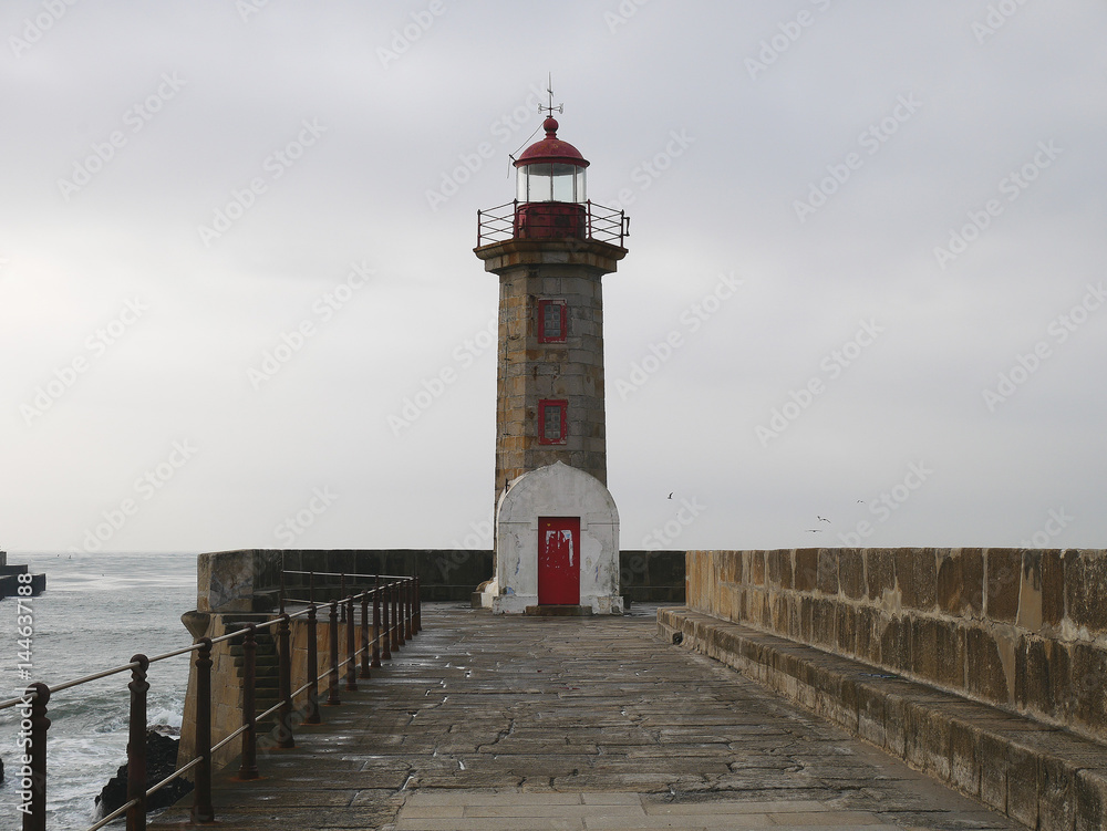 Lighthouse in Porto, Portugal