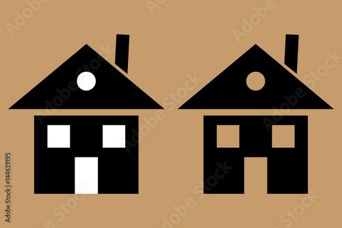 house icon vector illustration, home icon,