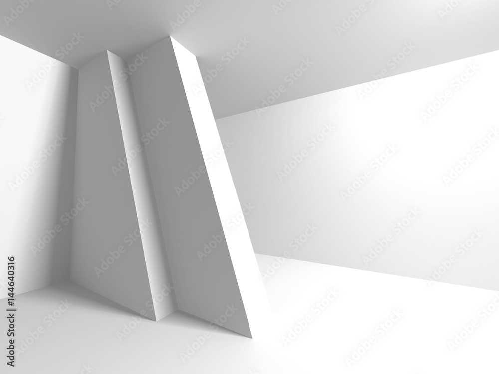 Abstract Modern White Architecture Background Abstract Modern White Architecture Background