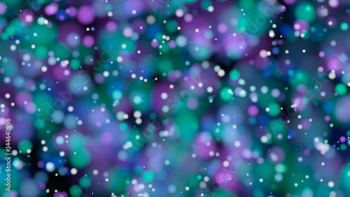 Beautiful colorful bokeh blurred background defocused lights