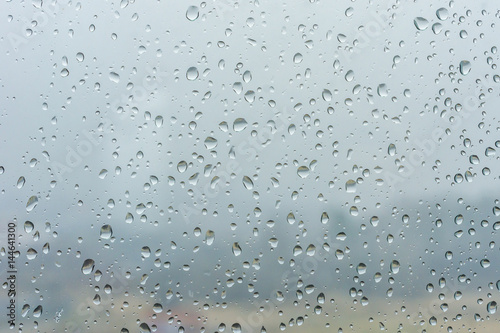 Rain drops om window background