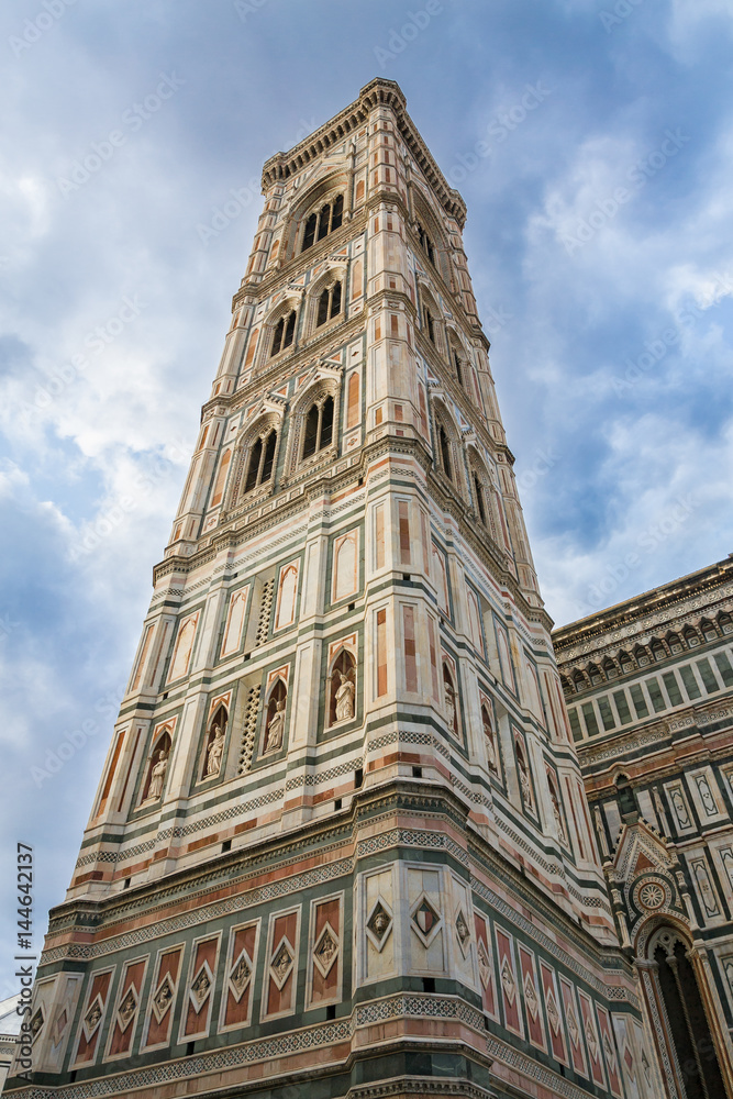 The tower of the cathedral Santa Maria del Fiore, Florence, Tuscamy, Italy
