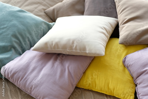 Colorful pillows photo