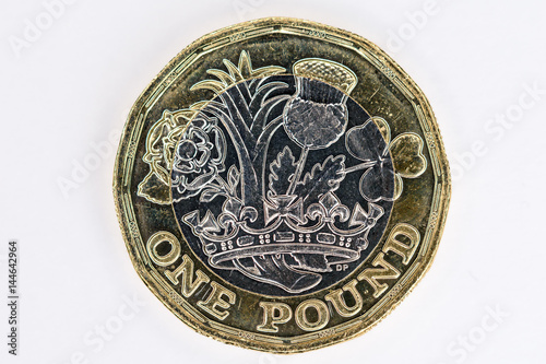 New UK pound coin photo