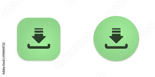 Vector Green Web Buttons