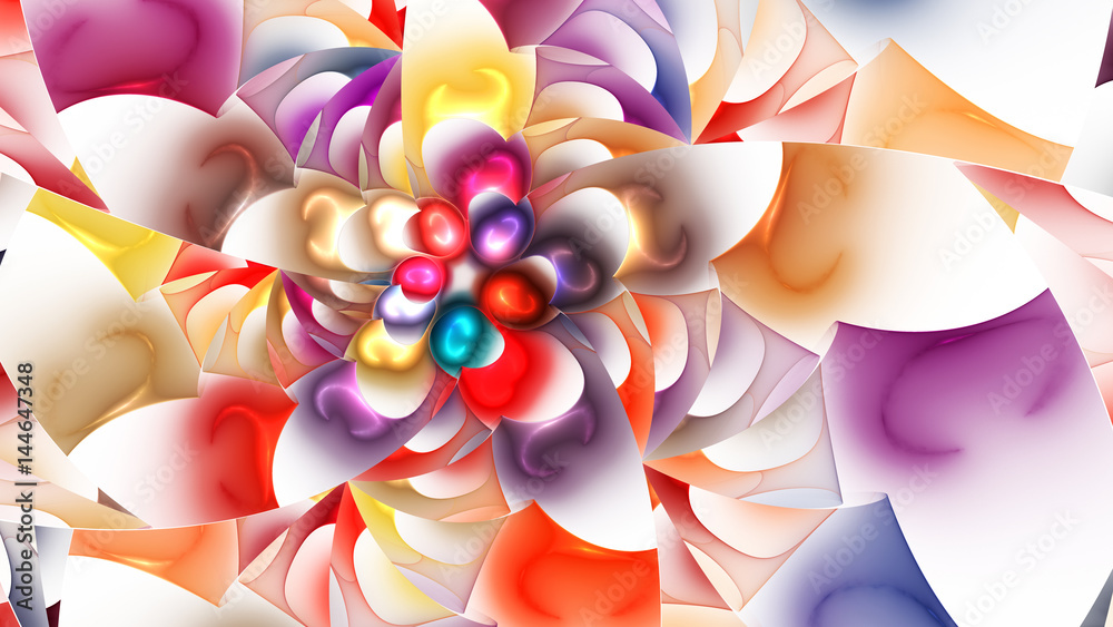 Fototapeta premium Abstract fractal illustration for creative design