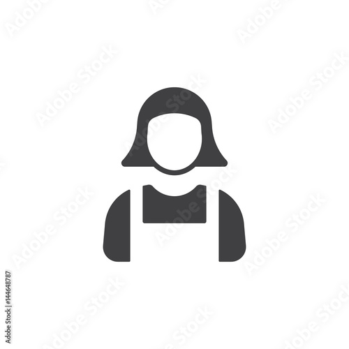 Maid icon illustration isolated vector sign symbol