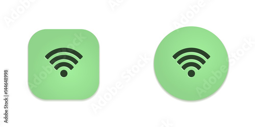 Vector Green Web Buttons