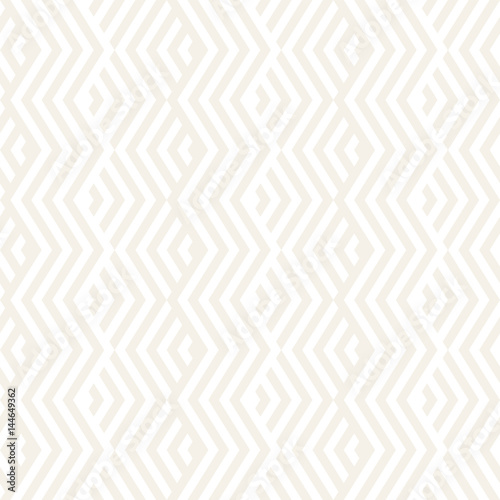 Abstract ZigZag Parallel Stripes. Stylish Ethnic Ornament. Vector Seamless Pattern