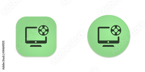 Vector Green Web Buttons