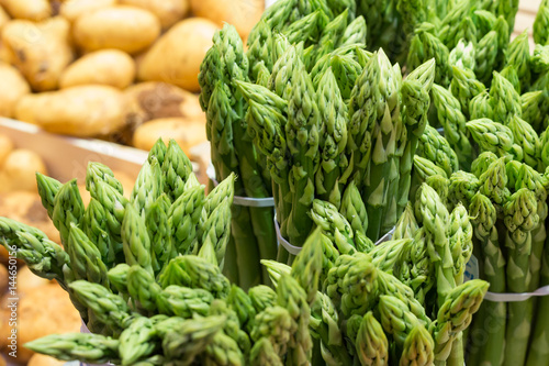 fresh vegetables in markethall photo