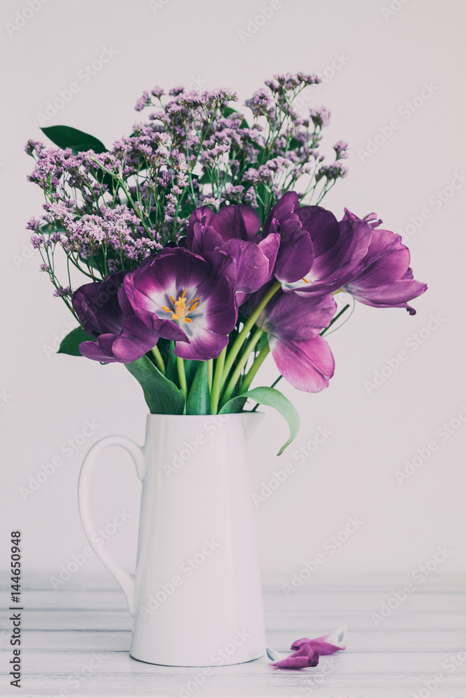 custom made wallpaper toronto digitalTulips in vase 