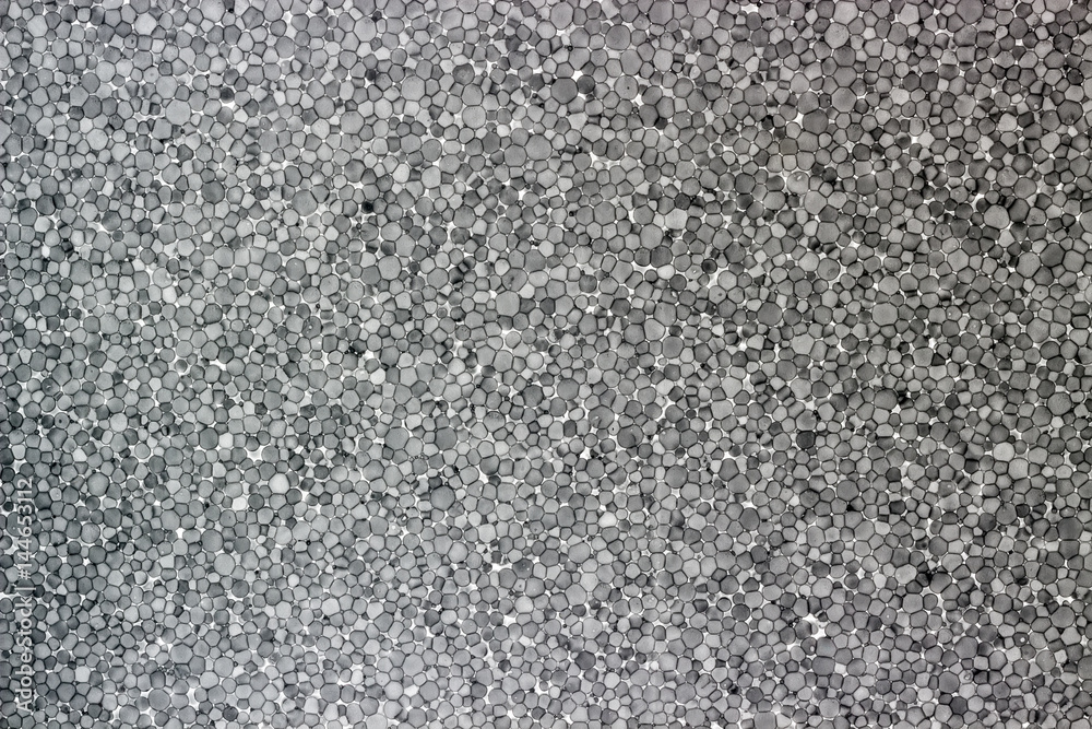 Black and white molecule background under a microscope Black and white molecule background under a microscope