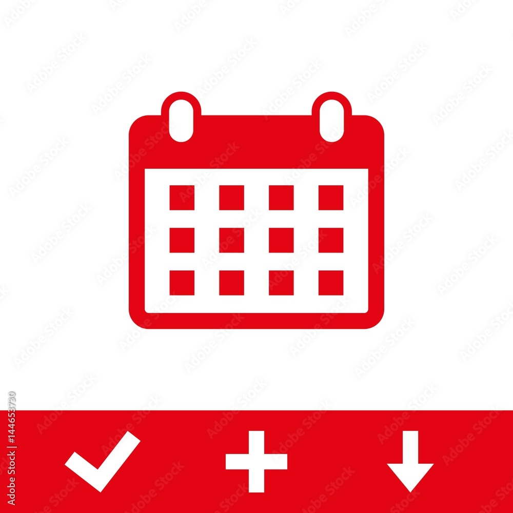 calendar icon stock vector illustration flat design calendar icon stock vector illustration flat design