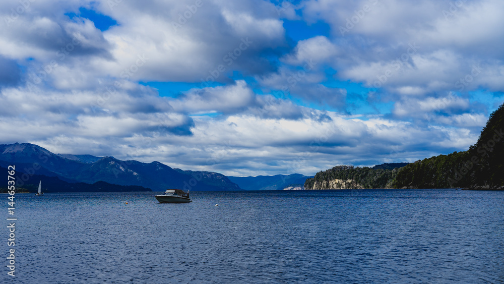 Fototapeta premium Looking out at a lake in Patagonia