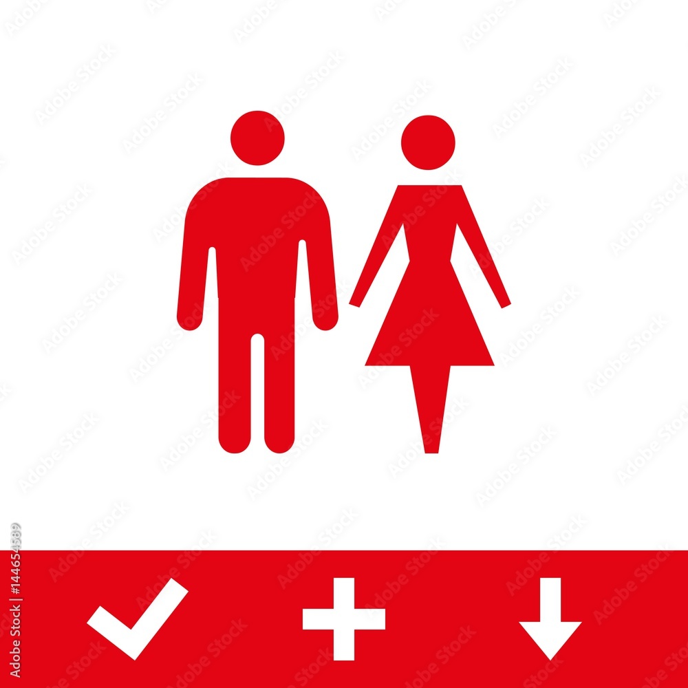 man and woman icon stock vector illustration flat design man and woman icon stock vector illustration flat design