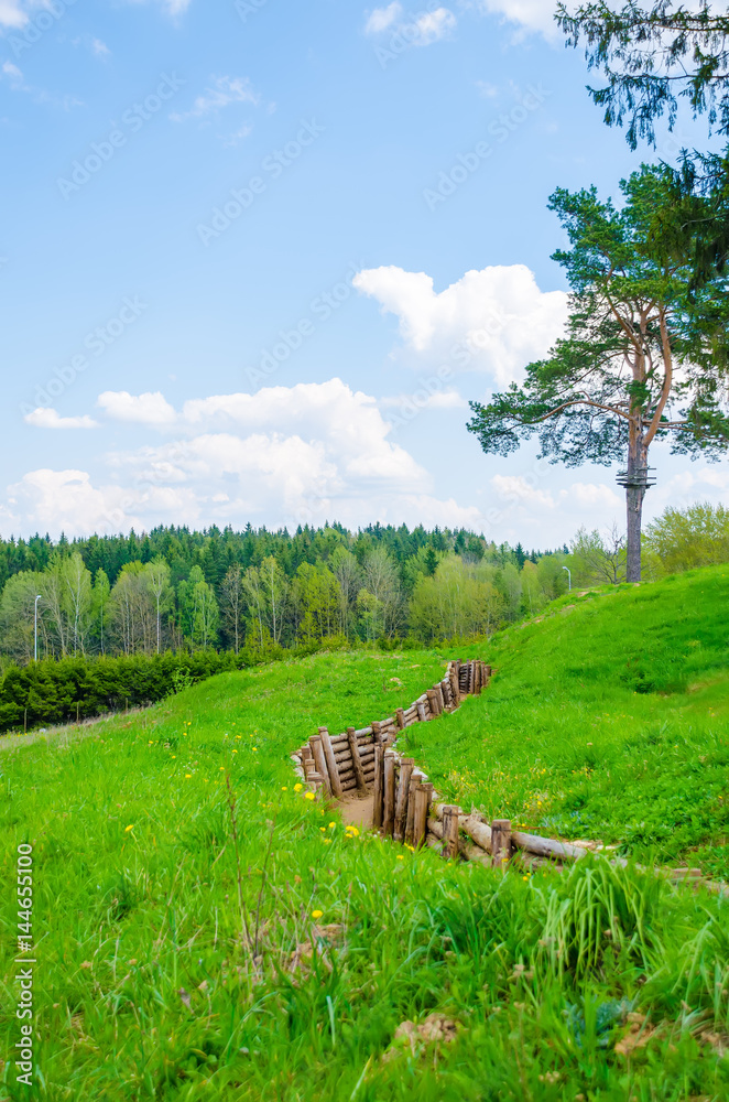 BELARUS, MINSK - MAY 07/2016: In the historical and cultural center BELARUS, MINSK - MAY 07/2016: In the historical and cultural center