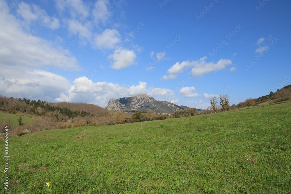 Pic de Bugarach dans les Corbières, Occitanie dans le sud de la France