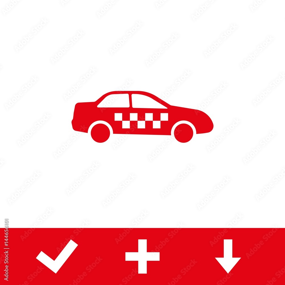 taxi icon stock vector illustration flat design