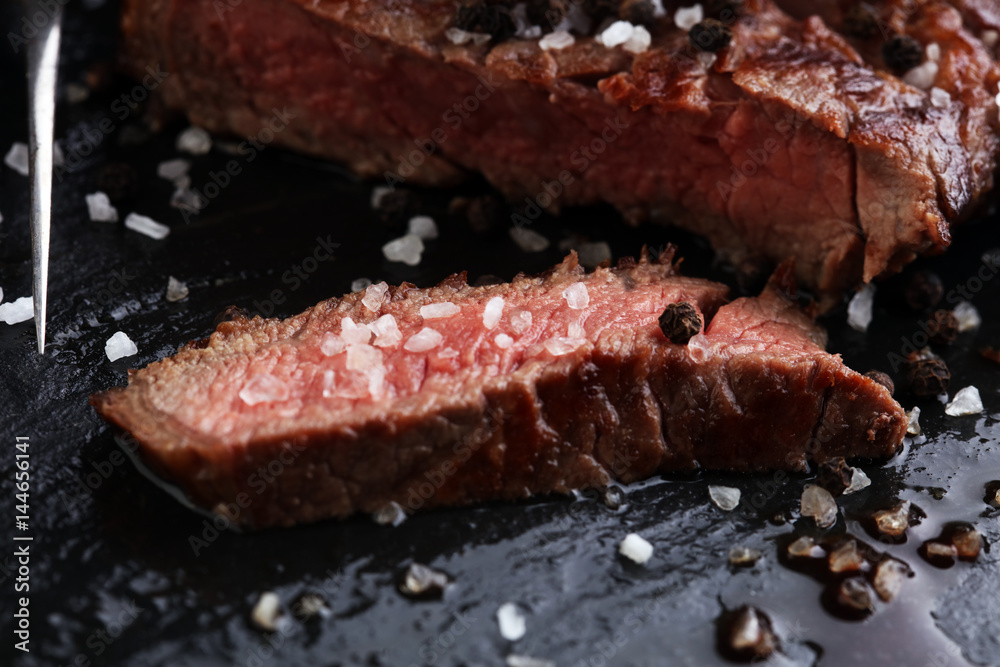 Barbecue Rib Eye Steak on Slate Slab - Dry Aged Wagyu Entrecote Steak Barbecue Rib Eye Steak on Slate Slab - Dry Aged Wagyu Entrecote Steak