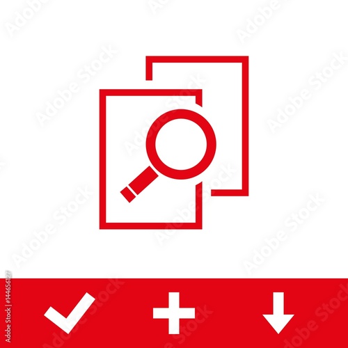 search icon stock vector illustration flat design