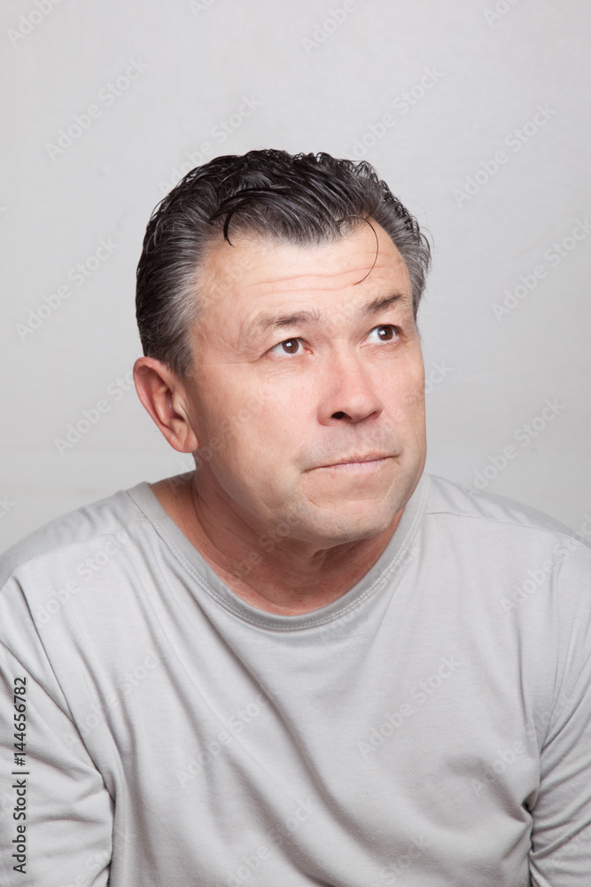 Portrait of middle aged man Portrait of middle aged man