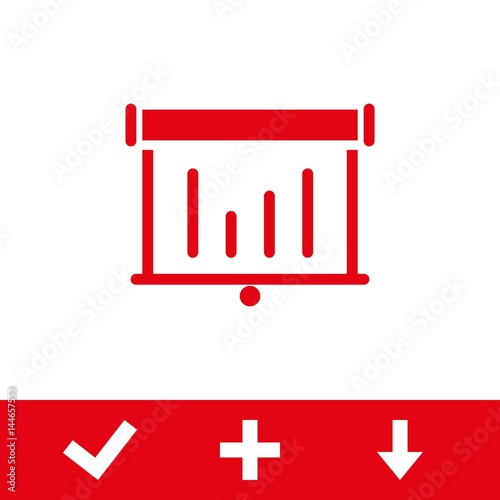 lectern with microphone icon stock vector illustration flat design