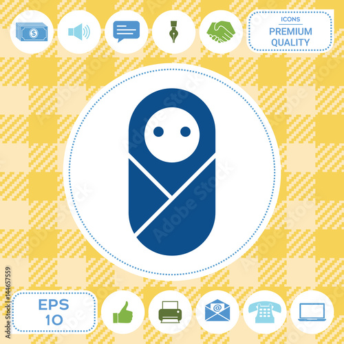 Infant, neonate, newborn icon