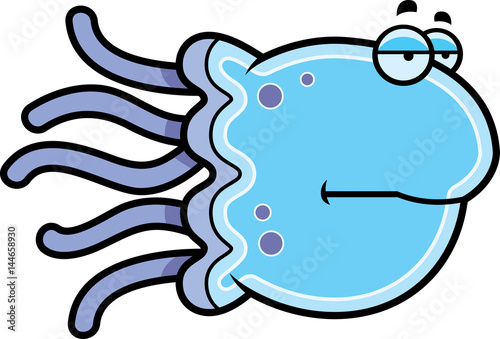 Bored Cartoon Jellyfish
