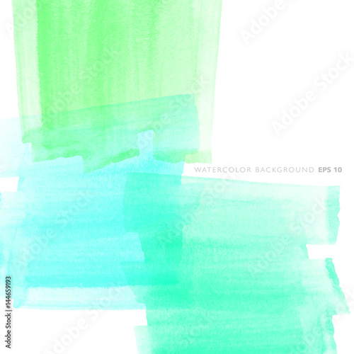 artistic backdrop in square shape, vector with brush strokes, watercolor look background with colorful painted stains