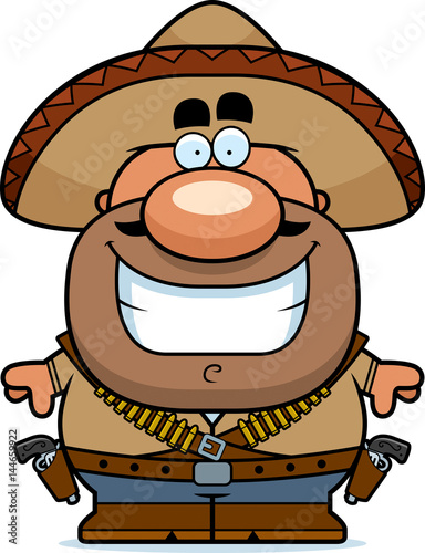 Smiling Cartoon Bandito