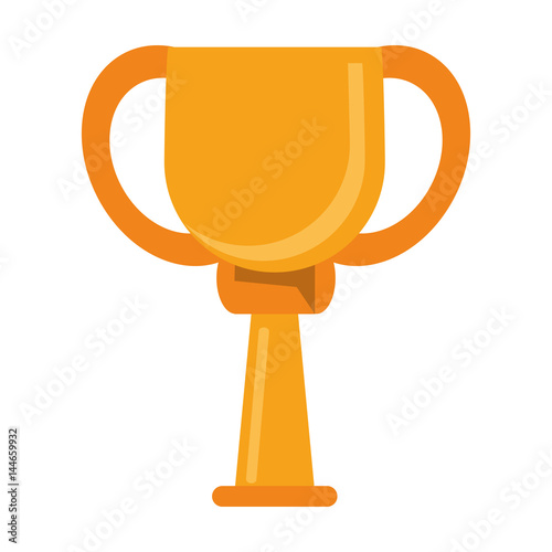 trophy winner award golden vector illustration eps 10