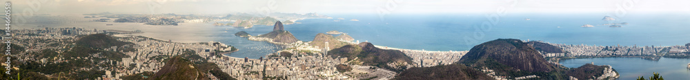 Panorama of Rio de Janeiro, Brazil