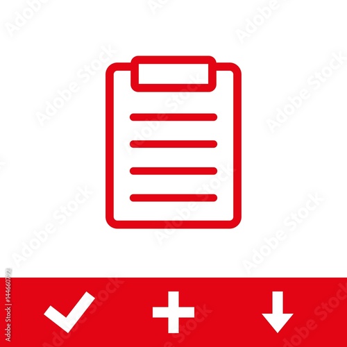 checklist icon stock vector illustration flat design