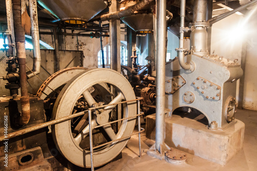 Tableau sur toile Interior of a former meat factory, now Museum of Industrial Revolution