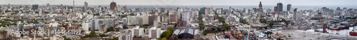 Aerial view of Montevideo  Uruguay