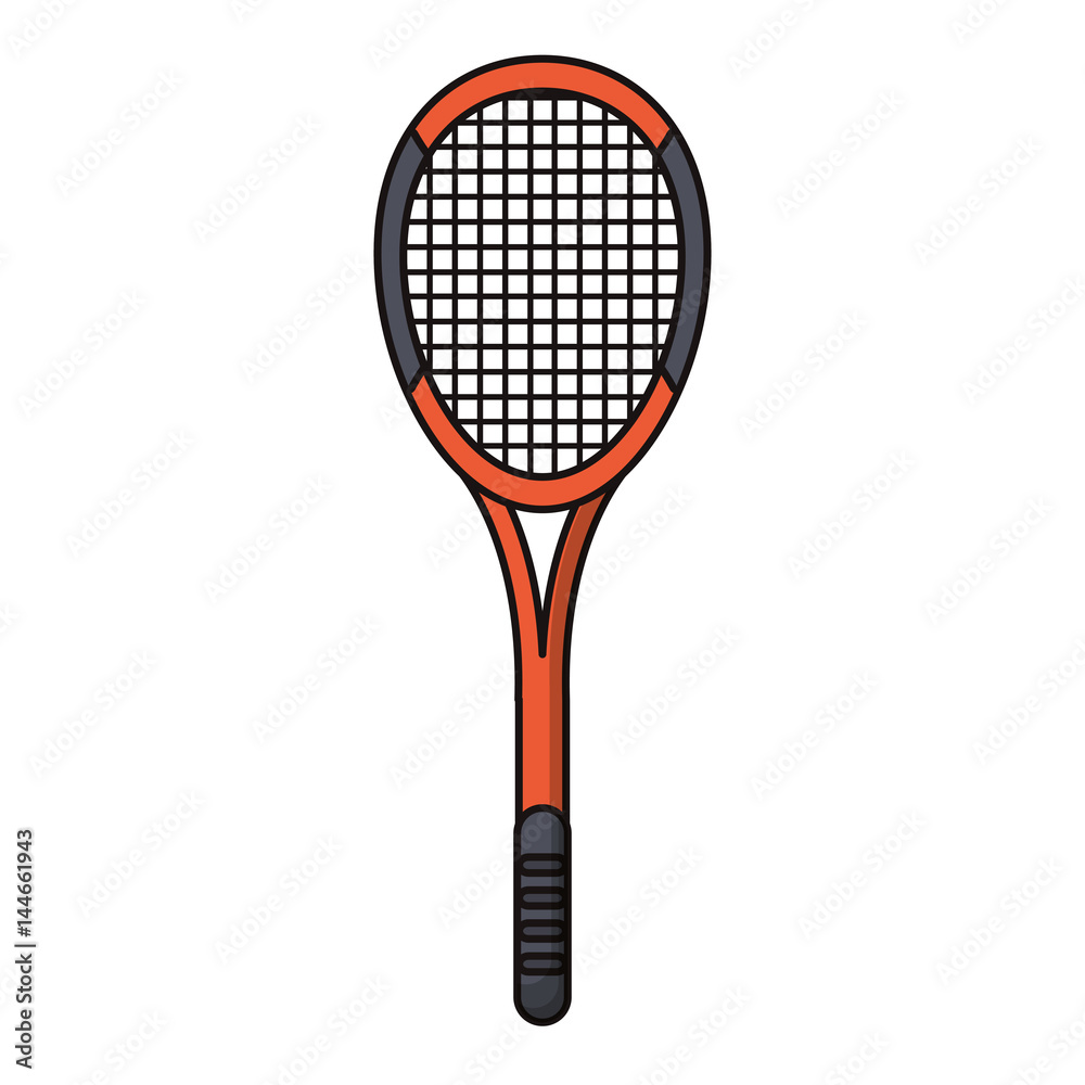 racket tennis sport image vector illustration eps 10