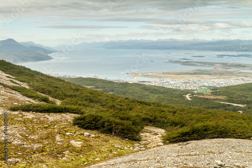 Wallpaper Mural View of Beagle channel and mountains near Ushuaia, Argentina Torontodigital.ca