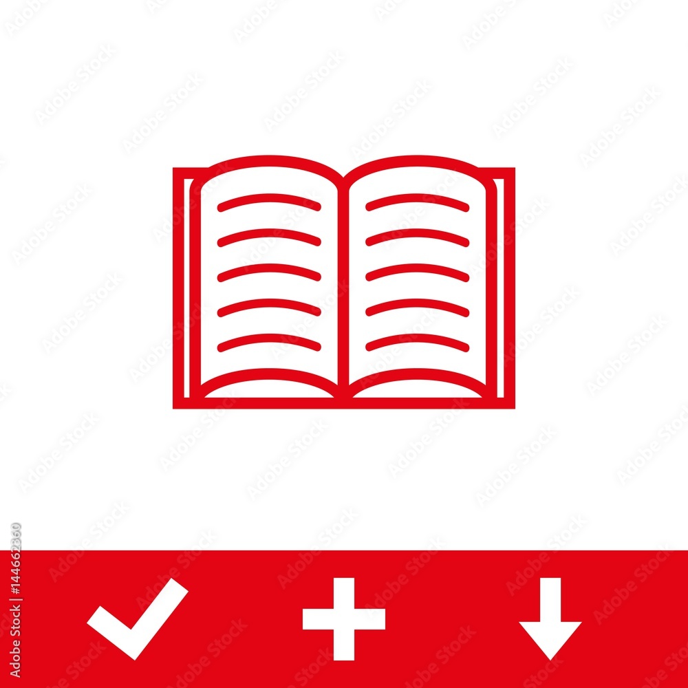open book icon stock vector illustration flat design open book icon stock vector illustration flat design