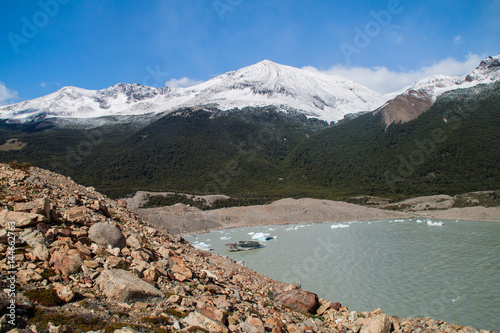 Mountains and Laguna Torre lake in National Park Los Glaciares, Patagonia, Argentina