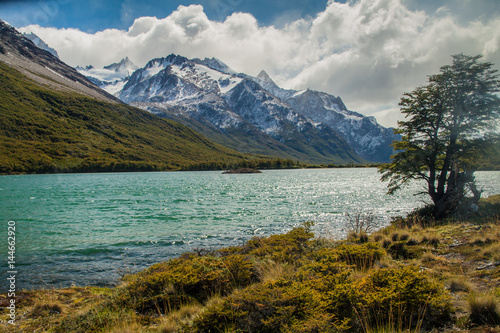 Laguna Madre e Hija lake in National Park Los Glaciares  Patagonia  Argentina