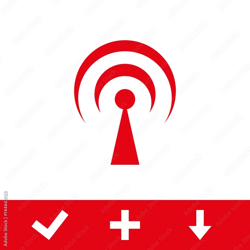 wifi icon stock vector illustration flat design wifi icon stock vector illustration flat design