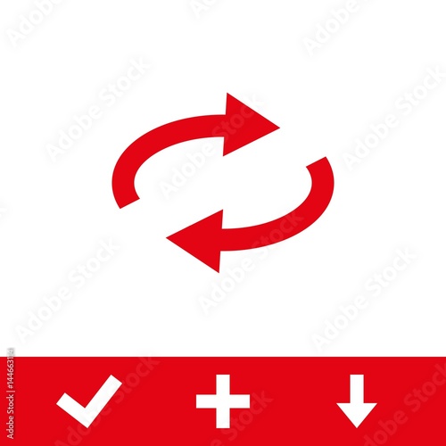 Free Download arrow icon stock vector illustration flat design - GFXLoad