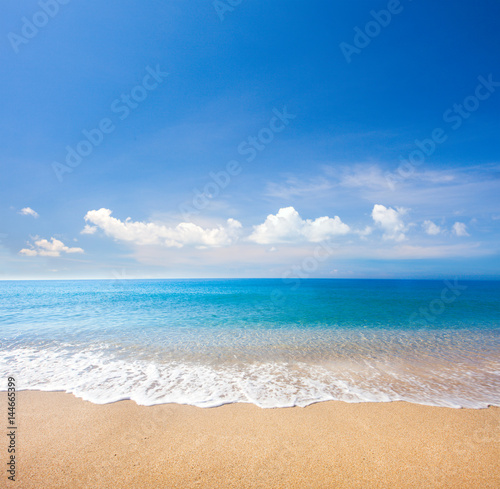 beach and tropical sea