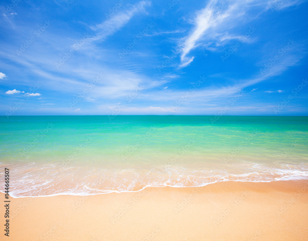 beach and tropical sea