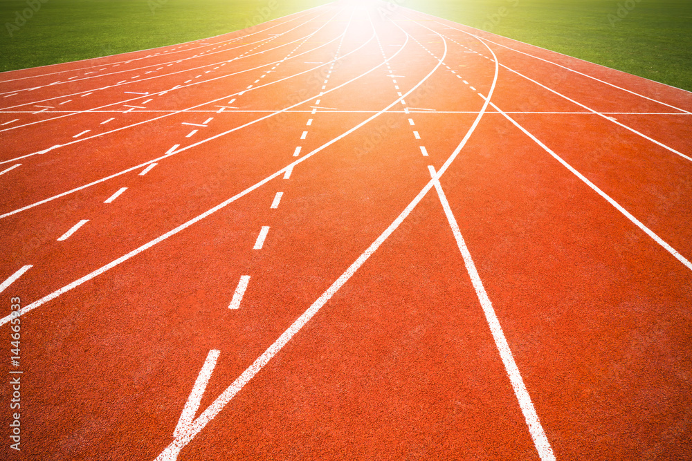 Fototapeta premium running track